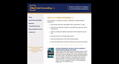 Desktop Screenshot of goldconsultinginc.com